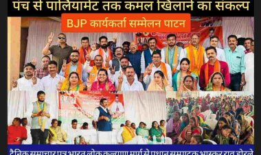 दुर्ग सांसद विजय बघेल बोले न कोई भूल, न कोई चुक हमारा प्रत्याशी कमल का फूल का आह्वान किया है